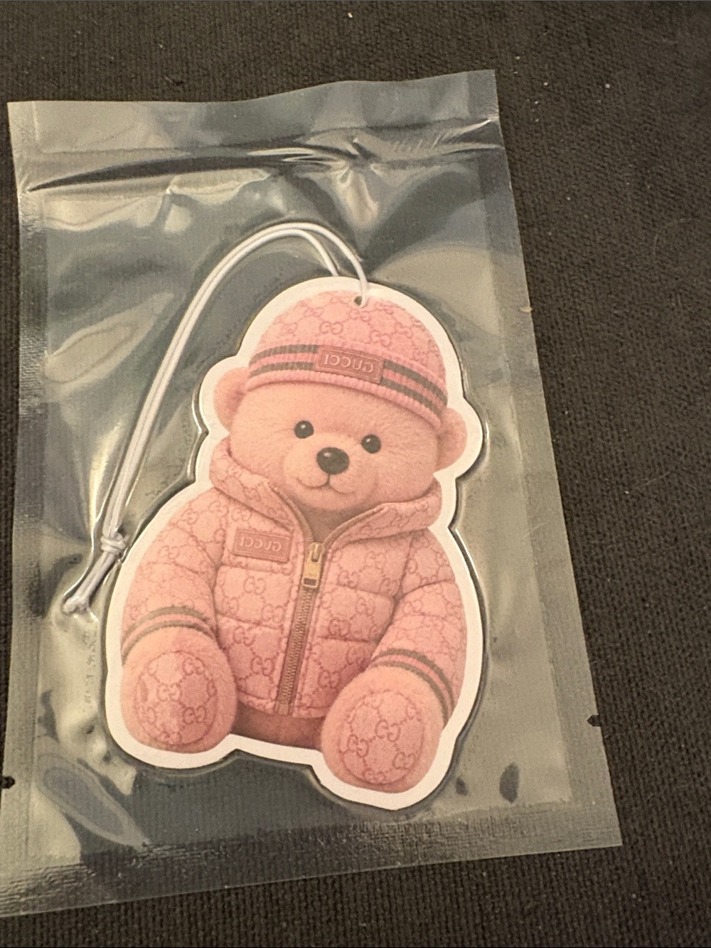 Fashion Pink Teddy Bear Air Freshener
